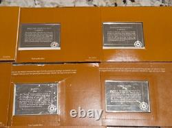 Franklin Mint Great Sailing Ships Of History 3.4 Oz Silver Bars Factory Sealed