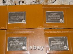 Franklin Mint Great Sailing Ships Of History 3.4 Oz Silver Bars Factory Sealed