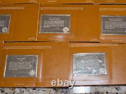 Franklin Mint Great Sailing Ships Of History 3.4 Oz Silver Bars Factory Sealed