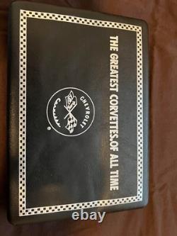 Franklin Mint Greatest Corvettes of All Time Silver Ingots Set