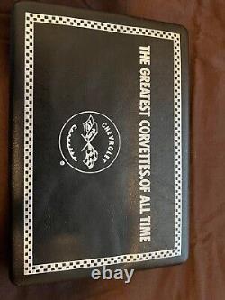 Franklin Mint Greatest Corvettes of All Time Silver Ingots Set