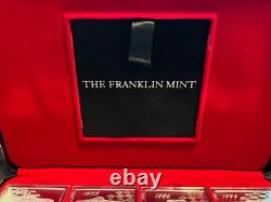 Franklin Mint Greatest Corvettes of All Time Silver Ingots Set