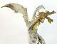 Franklin Mint Guardian Dragon Figurine Michael Whelan Crystal Base Silver Gold