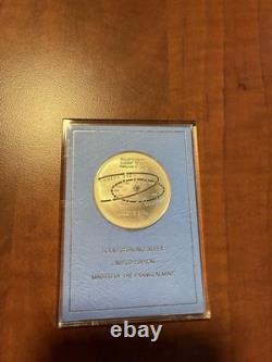 Franklin Mint Halley's Comet Sterling Silver Commemorative Medal with /COA