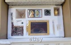 Franklin Mint Heirloom Norman Rockwell Doll Triple Self Portrait 24k Gold 1985