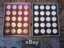 Franklin Mint History Of The United States Silver & Bronze 200 Medal Sets Extras
