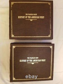 Franklin Mint History of American West 50 Silver Medals in 2 Volumes Rare