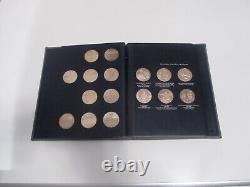 Franklin Mint History of Pharmacy 3 Sets Bronze, Sterling, Gold on Sterling