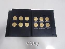 Franklin Mint History of Pharmacy 3 Sets Bronze, Sterling, Gold on Sterling