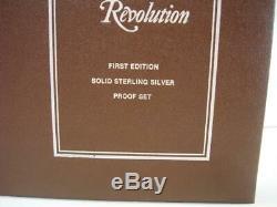 Franklin Mint History of The American Revolution 50 Sterling Medals in album
