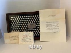 Franklin Mint History of The United States Sterling Silver 200 Mini Coins & Case