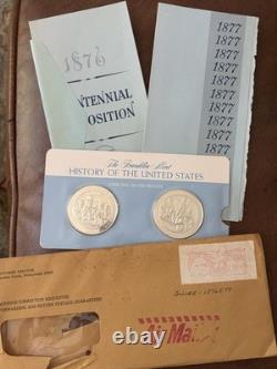 Franklin Mint History of the United States. 925 Silver Proof Medal Lot 6 sets