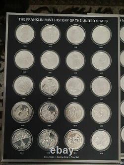Franklin Mint History of the United States Sterling Silver Medals