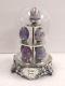 Franklin Mint House Of Faberge Mini Eggs Amethyst Garden Hand Paint Limited Ed