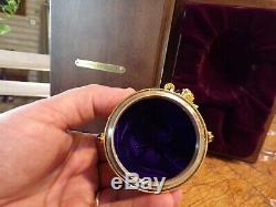 Franklin Mint Imperial Faberge Anniversary Egg 925 Silver 18K Amethyst