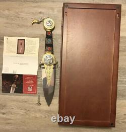Franklin Mint Indian Talisman Native American Knife Display Box $575 Cost New