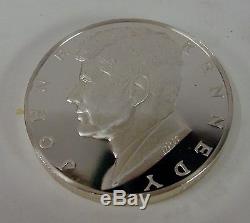 Franklin Mint JOHN KENNEDY JFK Sterling Coin MINT IN BOX 8 Troy Oz Ounces 255 g