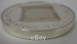 Franklin Mint JOHN KENNEDY JFK Sterling Coin MINT IN BOX 8 Troy Oz Ounces 255 g