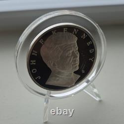 Franklin Mint John F. Kennedy Memorial Medal Sterling Silver Proof 1000 grains