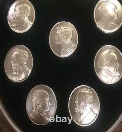 Franklin Mint John F Kennedy Profiles In Courage Medals (9 Coins)