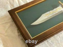 Franklin Mint John Wayne Commemorative Bowie Knife, Display Case