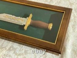 Franklin Mint John Wayne Commemorative Bowie Knife, Display Case