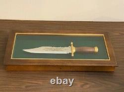 Franklin Mint John Wayne Commemorative Bowie Knife, Display Case