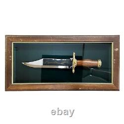 Franklin Mint John Wayne Commemorative Bowie Knife and Display Case