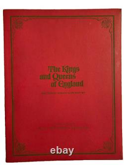 Franklin Mint Kings & Queens of England Silver Set 28 of 43 Medals 35 Oz