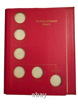 Franklin Mint Kings & Queens of England Silver Set 28 of 43 Medals 35 Oz