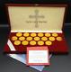 Franklin Mint Life Of Christ Medals Gold On Sterling Silver W Coa Z1562