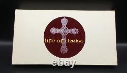 Franklin Mint Life of Christ Medals Gold on Sterling Silver w COA Z1562