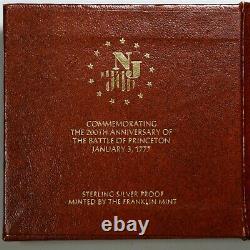 Franklin Mint Medal Commemorating 200th Anniversary of the Battle at Princeton