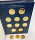 Franklin Mint Medallic History Presidency 24k Plated Sterling 13 Medals With Book