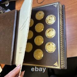 Franklin Mint Medallic History of Mankind 24Kt Over Sterling Silver Volume I