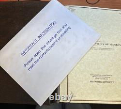 Franklin Mint Medallic History of Mankind 24Kt Over Sterling Silver Volume I