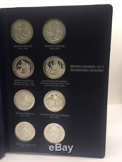 Franklin Mint Medallic History of Medicine Limited Edition Sterling Silver