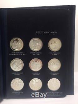 Franklin Mint Medallic History of Medicine Limited Edition Sterling Silver