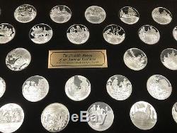 Franklin Mint Medallic History of the American Revolution 50pc Silver coin Set