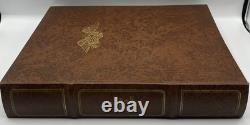 Franklin Mint Medallic History of the Civil War Book 50.925 Sterling Coins 24K