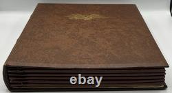 Franklin Mint Medallic History of the Civil War Book 50.925 Sterling Coins 24K