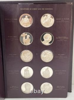 Franklin Mint Michael Angelo Frescoes of Sistine Chapel 60 Sterling Art Medals