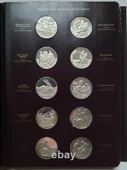 Franklin Mint Michelangelo Genious Sterling Silver 60 Medals 76 Oz