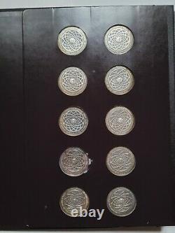 Franklin Mint Michelangelo Genious Sterling Silver 60 Medals 76 Oz