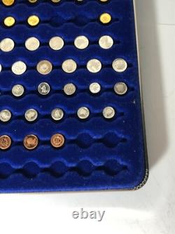 Franklin Mint Mini Coins of US. 31 Gold, 94 Silver, 17 Copper. Mintage 25K