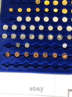 Franklin Mint Mini Coins of US. 31 Gold, 94 Silver, 17 Copper. Mintage 25K