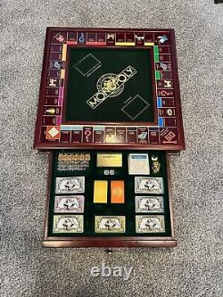 Franklin Mint Monopoly Collector Edition 1991 Board Game Gold And Silver Plated