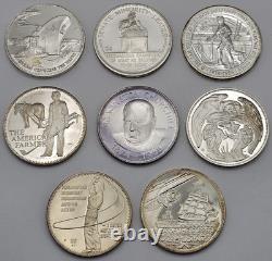 Franklin Mint NCS Sterling Silver Coins 1960's & 1970's 215 Grams. 925 Fine