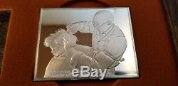 Franklin Mint Norman Rockwell Fondest Memories Sterling Silver Bar Ingots with COA