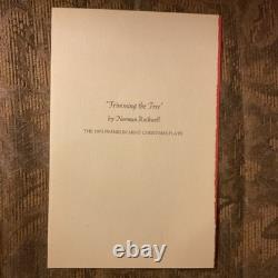 Franklin Mint Norman Rockwell Sterling Silver Christmas Plate Trimming the Tree